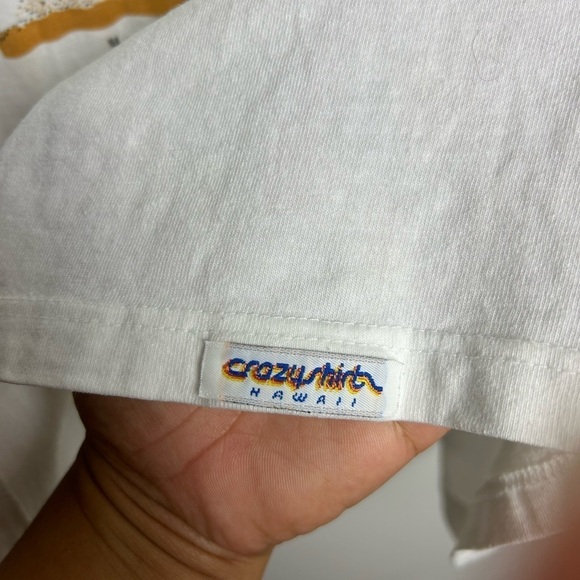 Crazy Shirt Hawaii Beach Bufo volleyball Frog Print Single stitch 80s T-Shirt - Picture 13 of 16